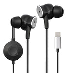 Black Helix Active Noise Cancelling USB-C Earbuds