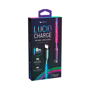 Lucid Charge 6ft LED USB-C Cable