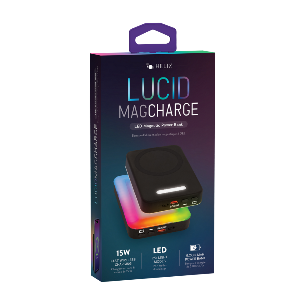 Lucid LED Magsafe Power Bank 5,000 mAh