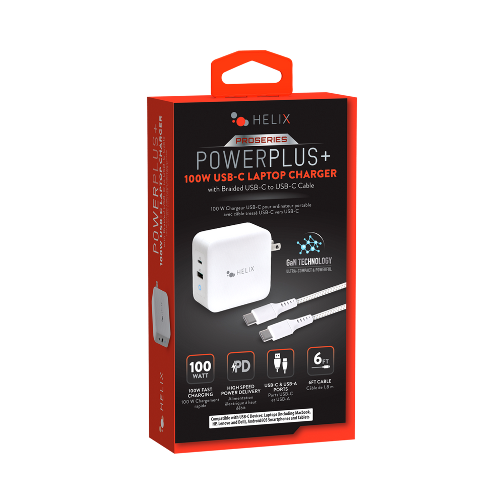 PowerPlus+ USB-C PD100w GaN Wall Charger