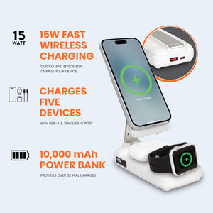 Helix 3-in-1 Power Bank Travel Valet