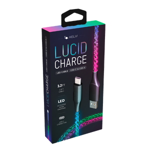 Lucid Charge LED USB-A to USB- C Cable