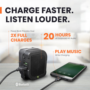 AudioVolt+ 3-in-1 HD Speaker, Wall Charger and Power Bank